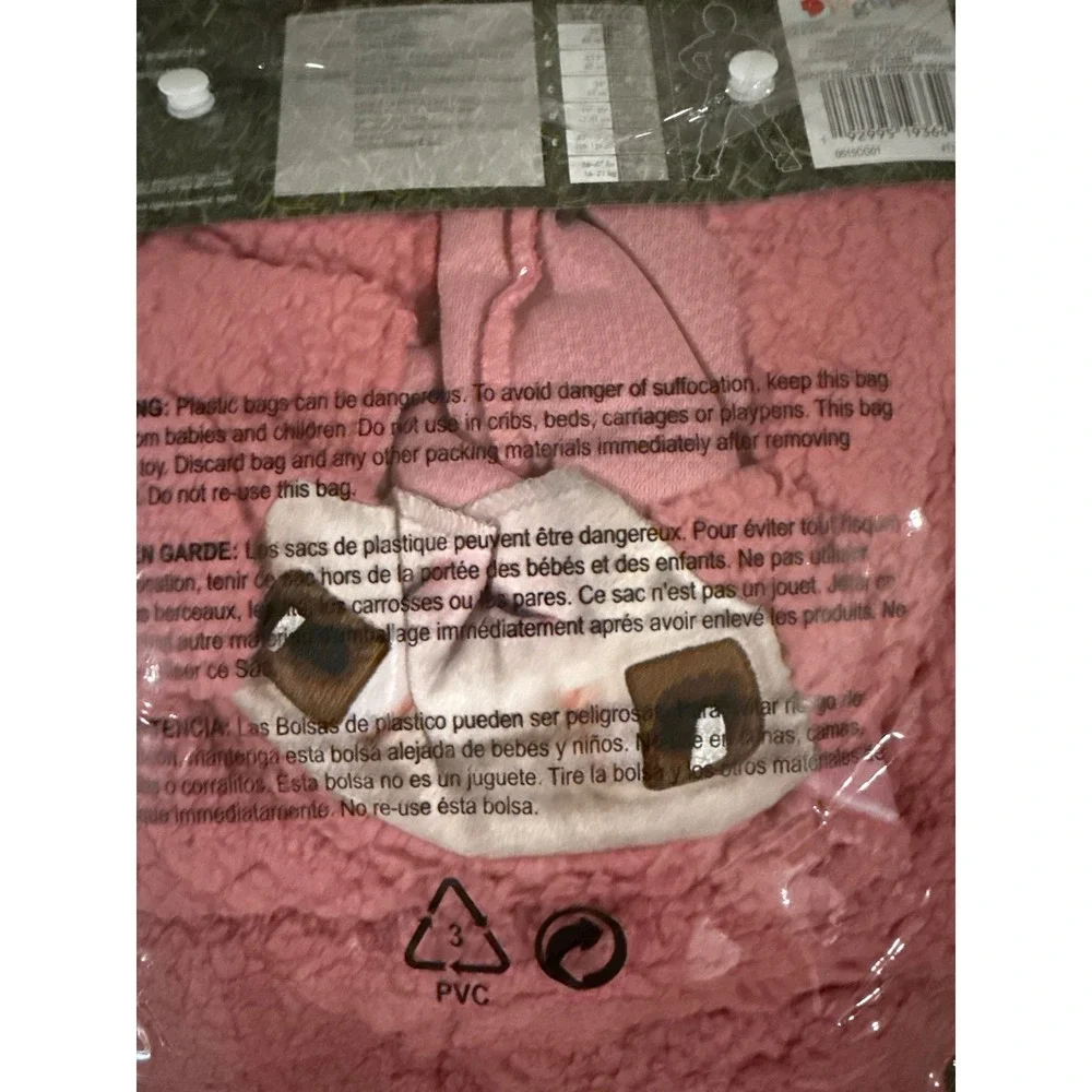 Minecraft Movie Pink Sheep Child Costume Small‎ 4-6 New Disguise Mojang NWT
